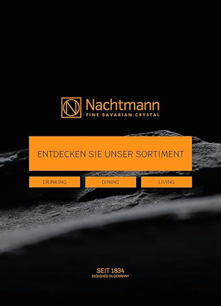 Nachtmann Celebration Gin & Tonic Glasses – Set of 4 Lead-Free 22.5 oz Large Crystal Goblets with Vertical Contour Detailing, Refined Stemware for Cocktails, Entertaining, Parties, Home Bars