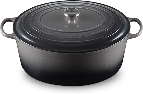 Le Creuset Enameled Cast Iron Signature Oval Dutch Oven, 15.5 qt., Oyster