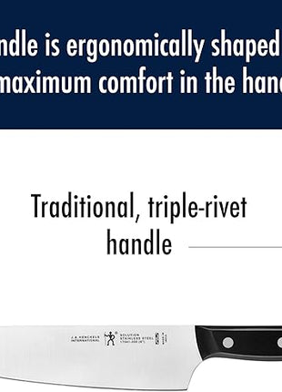 HENCKELS Solution Razor-Sharp 3-pc Starter Knife Set, German Engineered Informed by 100+ Years of Mastery