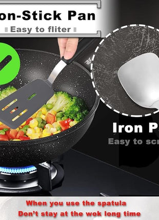 Tenta Tenta Kitchen 3 Pack Flexible Silicone Spatula Turner Set Slotted Fish Spatula-600F Heat Resistant,Wide Slotted Turners Spatulas,Omelet Spatulas for Flipping Eggs,Burgers,Crepes Etc, Grey/Black