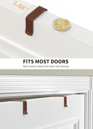 Moforoco Bronze 9-Tier Over The Door Pantry Organizer, Pantry Organization And Storage, Metal Hanging Spice Rack Shelves Door, Home & Kitchen Essentials, Laundry Room Bathroom Organization