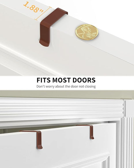 Moforoco Bronze 9-Tier Over The Door Pantry Organizer, Pantry Organization And Storage, Metal Hanging Spice Rack Shelves Door, Home & Kitchen Essentials, Laundry Room Bathroom Organization