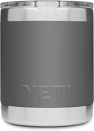 YETI Rambler 10 oz Lowball, Vacuum Insulated, Stainless Steel with Standard Lid