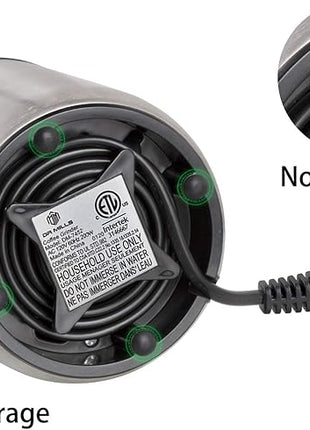 DR MILLS DM-7452 Electric Coffee Grinder,Spice Grinder Electric and Chopper,Detachable Cup, Diswash Free, Blade & Cup Made with SUS304 Stainless Steel