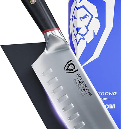 Dalstrong Nakiri Knife - 6 inch - Phantom Series - Japanese High-Carbon AUS8 Steel - Pakkawood Handle - Vegetable Kitchen Knife - Sheath Included