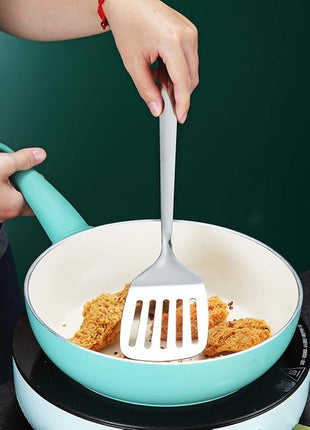 Stainless Steel Spatulas, Berglander Slotted Turner, Metal Turner For Cooking, Kitchen For Nonstick Cookware, Barbecue Spatulas, Dishwasher Safe, Easy to Clean