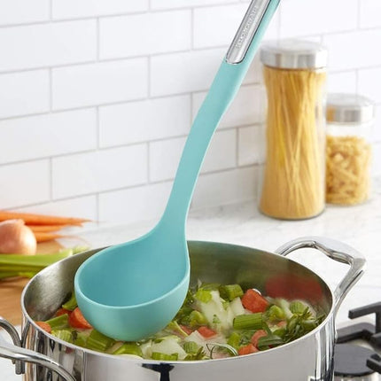 KitchenAid KL006OHAQA Silicone Ladle, 13 inches, Aqua Sky