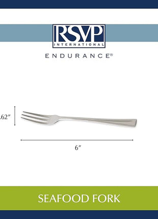 RSVP International Endurance Collection Seafood Tool, Fork, Stainless Steel