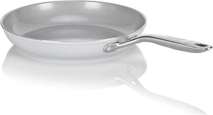 TECHEF - CeraTerra Ceramic Nonstick Frying Pan Skillet, (PTFE, PFAS, and PFOA Free), Dishwasher Oven Safe, Stainless Steel Handle, Induction-Ready, Made in Korea (10-in)