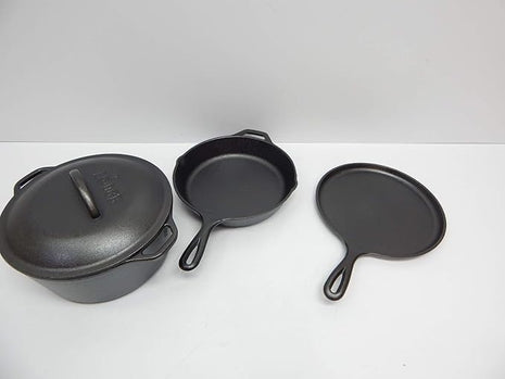 Lodge Cast Iron 4-Piece Cookware Set