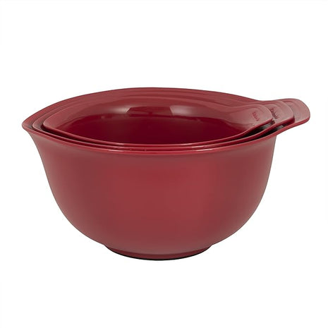 KitchenAid Universal Mixing Bowls, Set Of 3, Empire Red