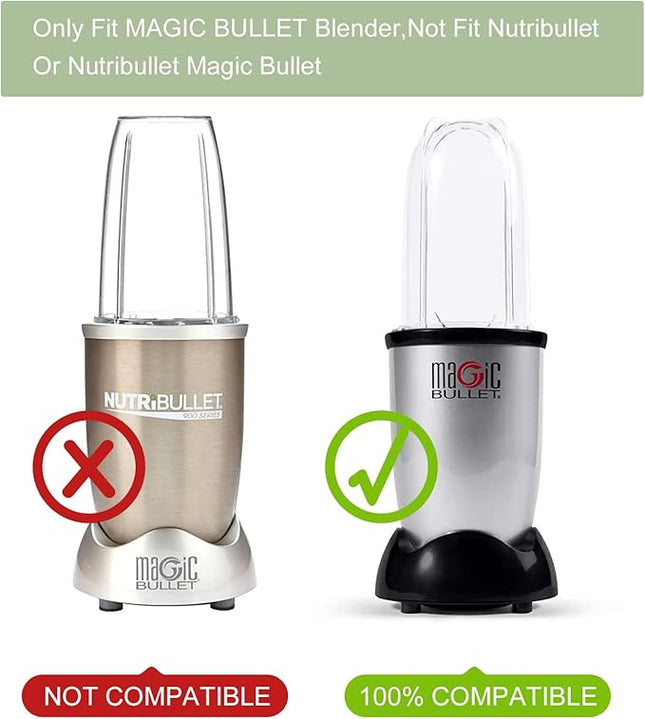 1-pack Magic Bullet Replacement Parts Cross Blades Compatible with Magic Bullet 250w Blender, Juicer and Mixer (Model MB1001)