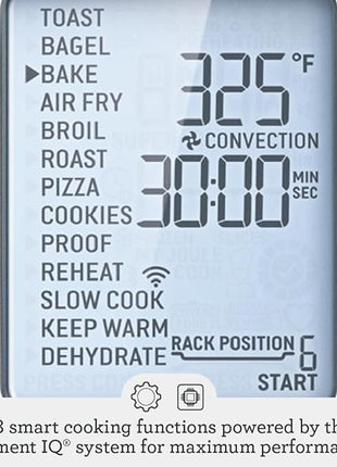 Breville BOV950BST Joule Smart Countertop Oven Air Fryer Pro, Black Stainless Steel