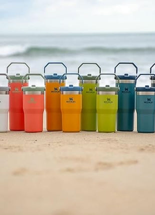 Stanley IceFlow Stainless Steel Tumbler - Vacuum Insulated Water Bottle for Home, Office or Car Reusable Cup with Straw Leak Resistant Flip Cold for 12 Hours or Iced for 2 Days