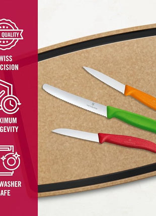 Victorinox Swiss Classic Multicolored 3-Piece Paring Knife Set