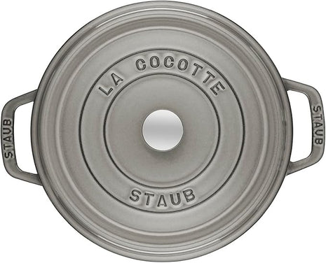 STAUB 40509-307-0 Cocotte Round 22cm Graphite grey