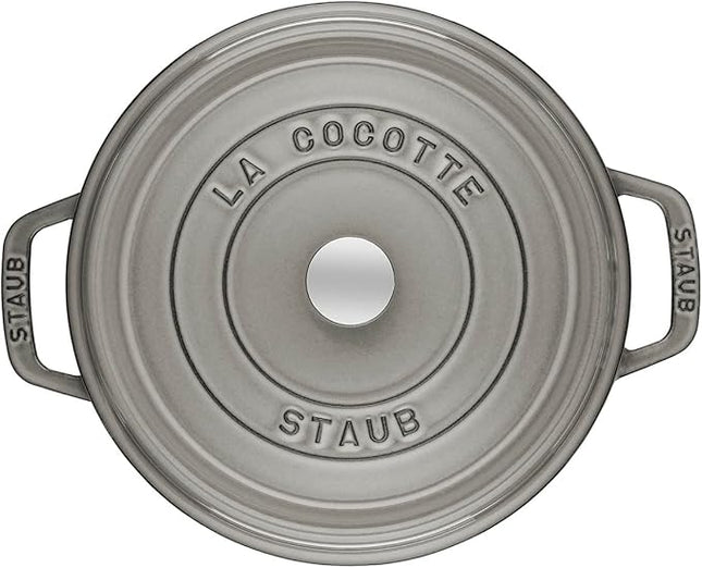 STAUB 40509-307-0 Cocotte Round 22cm Graphite grey