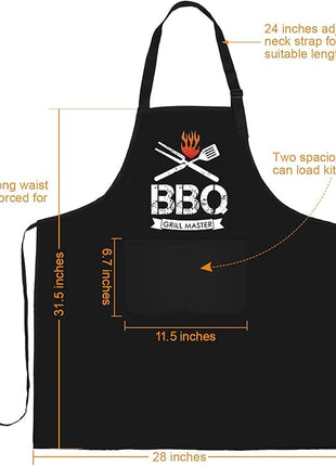 Funny Cooking Aprons for Men Gifts for Dad Husband Boyfriend Brother Unique Birthday Gifts for Men Women BBQ Grilling Apron