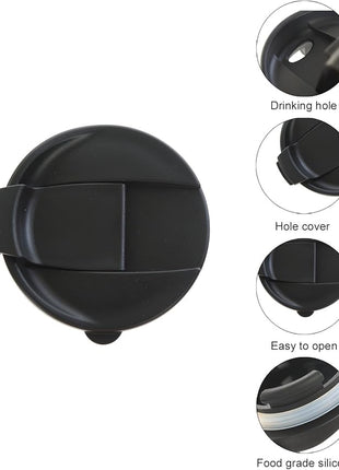 Topadorn Christmas Ceramic Travel Mug Porcelain Coffee Cup with Spill-proof Lid and Gift Box for Holiday,Snowman&Cardinal