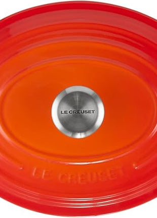 Le Creuset Enameled Cast Iron Signature Oval Dutch Oven, 2.75 qt., Flame