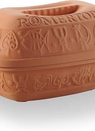 Romertopf Clay Roaster | Non-Stick Dutch Oven | Health Pot Cooking | Clay Baker | Versatile Cooking Vessel - 1.6 Quarts (1.5 Liters) for up to 2 people
