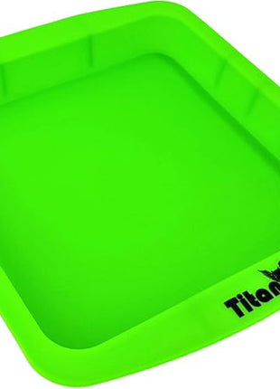 TitanOwl Silicone Deep Dish Tray Container Cake Pan Approx 8"x8", Baking Bakeware Brownie