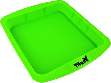 TitanOwl Silicone Deep Dish Tray Container Cake Pan Approx 8"x8", Baking Bakeware Brownie