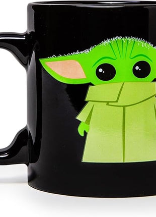 Silver Buffalo Star Wars The Mandalorian The Child Stands Ceramic Coffee Mug, 20-Ounces