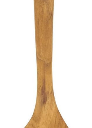FAAY 13.5” Right-Hand Stir Fry Spatula – Thin Edge Teak Wooden Turner for Wok & Nonstick Pans, Natural Coconut Oil Finish, Handcrafted Wood Tool for Stirring & Flipping