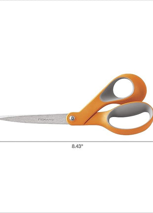 Fiskars 8-Inch Softgrip Scissors,Orange