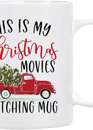 BLUE RIBBON Christmas Gifts, This is My Christmas Movies Watching Mug, in Decorative Box