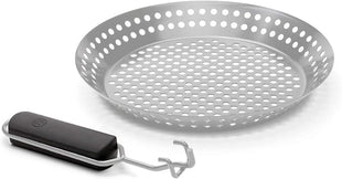 Outset Grill Skillet With Removable Handle, Stainless Steel