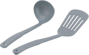 Amazon Basics Aluminum 12-Piece Cookware Set, Gray - Pots, Pans and Utensils