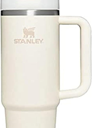 STANLEY Quencher H2.0 Tumbler with Straw 30 oz | Flowstate 3-Position Lid | Cup Holder Compatible for Travel | Insulated Stainless Steel Cup | BPA-Free | Cream