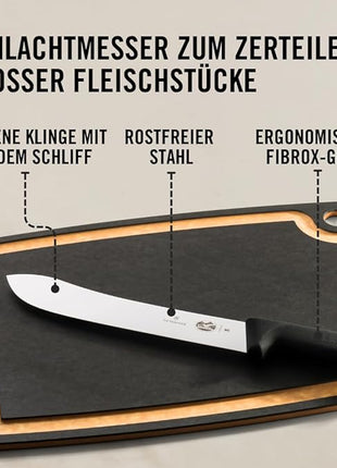 Victorinox Cutlery 8-Inch Granton Edge Butcher Knife