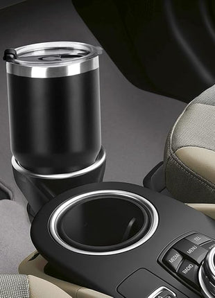 SYACOT 30oz Tumbler Double Wall Stainless Steel Vacuum Insulated Travel Mug with Splash-Proof Lid Metal Straw and Brush