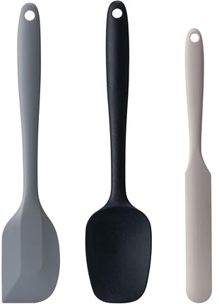 Silicone Spatula Set, 5 Piece Food Grade Rubber Spatulas for Baking, Cooking, and Mixing High Heat Resistant Non Stick Dishwasher Safe BPA-Free (Multicolor2)