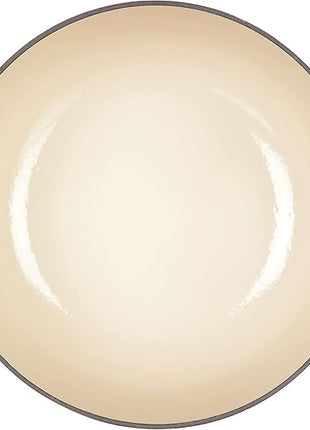 Lodge 6 Quart Enameled Cast Iron Dutch Oven with Lid – Dual Handles – Oven Safe up to 500° F or on Stovetop - Use to Marinate, Cook, Bake, Refrigerate and Serve – Desert Sage