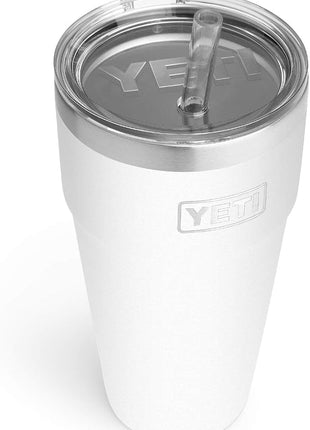 YETI Rambler 26 oz Straw Cup, Vacuum Insulated, Stainless Steel with Straw Lid