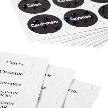 Talented Kitchen Magnetic Spice Jars for Refrigerator - 3 oz, Stainless Steel, Set of 12 - Spice Containers with Labels - Magnetic Travel Containers & Camper Must-Haves