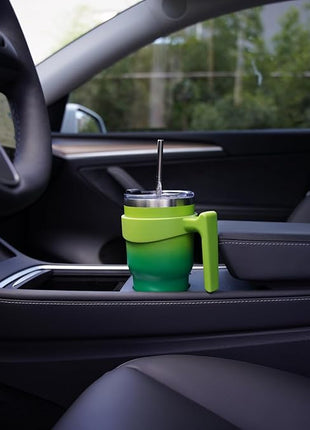 BJPKPK 20oz Tumbler With Handle Insulated Cups With Lid And Straw Reusable Stainless Steel Tumblers,Turquoise