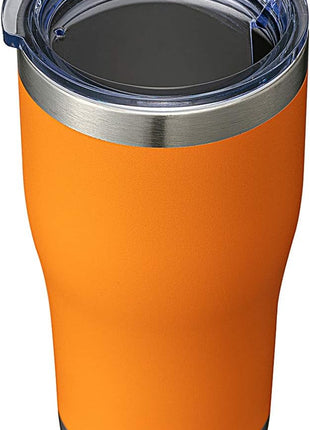 HASLE OUTFITTERS 20 oz Tumbler Bulk, Stainless Steel Tumblers with Lid, Vacuum Insulated Tumbler, Double Wall Powder Coated Cup, coffee mugs, Orange, 1 Pack