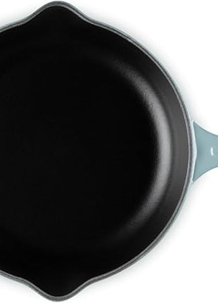 Le Creuset Enameled Cast Iron Signature Iron Handle Skillet, 9", Sea Salt