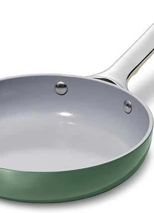 Caraway Nonstick Ceramic Mini Fry Pan (1.05 qt, 8") - Non Toxic, PTFE & PFOA Free - Oven Safe & Compatible with All Stovetops (Gas, Electric & Induction) - Sage