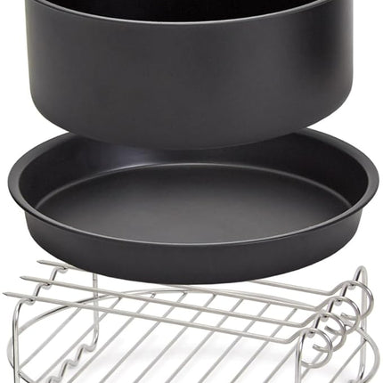 DASH DFAF450UP1 Air Fryer, Deluxe, Accessory Bundle