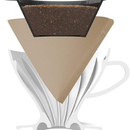 Hario W60 Dripper, Size 02, White