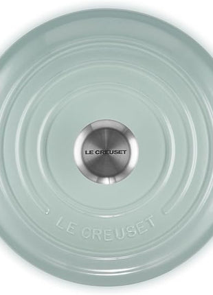 Le Creuset Enameled Cast Iron Signature Round Dutch Oven, 4.5 qt., Sea Salt