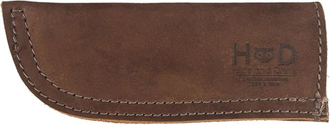 Hide & Drink, Full Grain Leather Hot Handle, Cast Iron Protector, Panhandle Potholder, Double Layered, Double Stitched, Slides On/Off Easily onto Metal Skillet Grips, Handmade, Swayze Suede