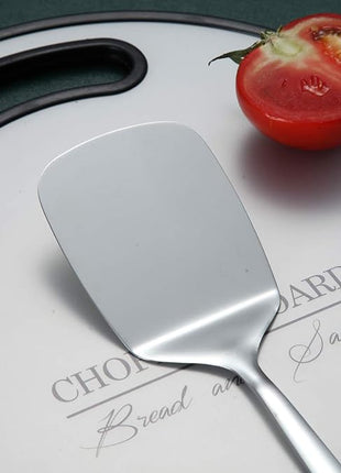 Stainless Steel Spatulas, Berglander Solid Turner,Barbecue Metal Spatulas Turner For Cooking, Kitchen Spatula For Nonstick Cookware, Dishwasher Safe, Easy to Clean