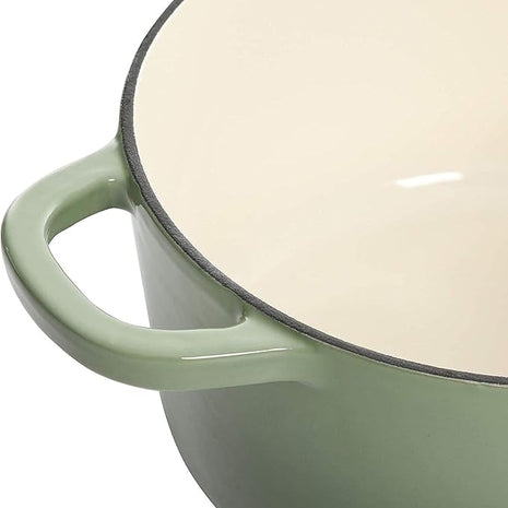 Crock-Pot Artisan Round Enameled Cast Iron Dutch Oven, 3-Quart, Pistachio Green